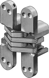 Soss Hinge #220US4B, zinc, brass-plated, 35 x 140mm